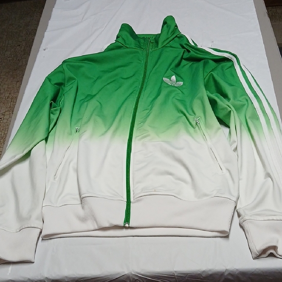 adidas Originals Other - Adidas Originals Firebird Trefoil Track Jacket Green & White Ombre Men's Large